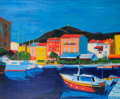 José LORENZI (1952) 

Le port 

Huile sur...