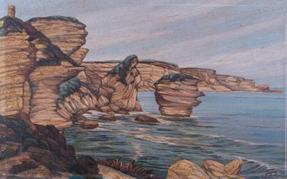 Constantin SERAFINI (XX) 

Bonifiacio 

Huile...