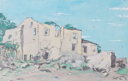 Jean OTTAVY (1923-2010) 

Lot de 3 aquarelles...