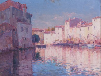 Marius REYNAUD (1860-1935) 

Les Martigues...