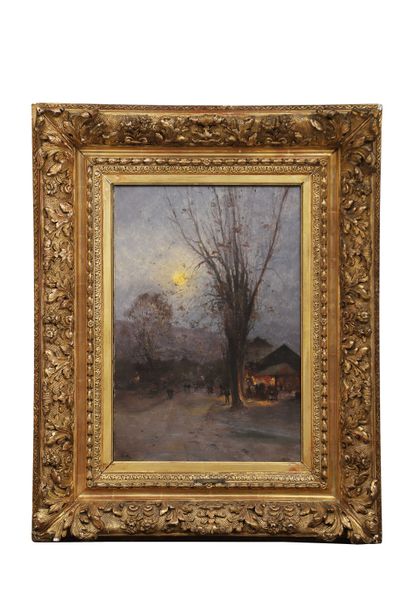 August WILL (1834-1910) 

Aix 

Huile sur...
