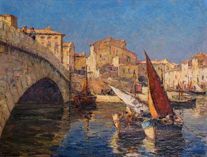 André BERONNEAU (1886-1973) 

Les Martigues...