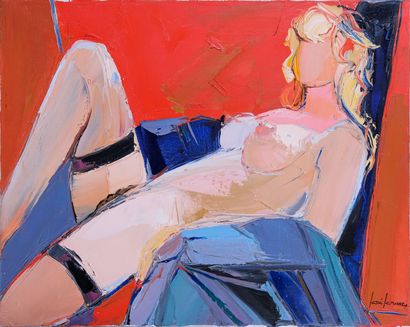 José LORENZI (1952) 

Femme nue 

Huile sur...
