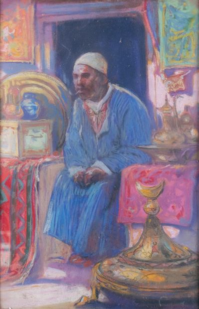 Louis FORTUNEY (1875-1951) 

Le jeune arabe...