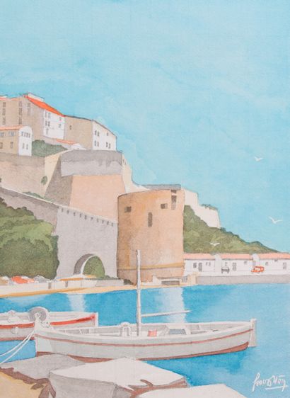 Jean OTTAVY (1923-2010) 

Les îles Lavezzi,...