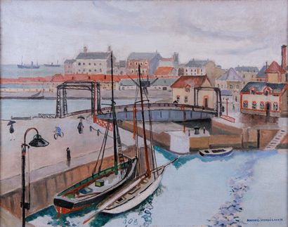 André VERDILHAN (1881-1963) 

Port de plaisance...