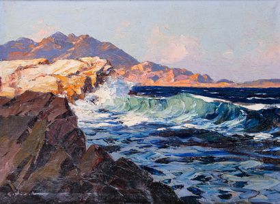 Gustave VIDAL (1895-1966) 

Effet de vagues...
