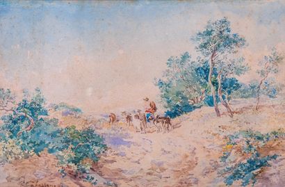 Joseph CABASSON (1841-1920) 

Berger et son...