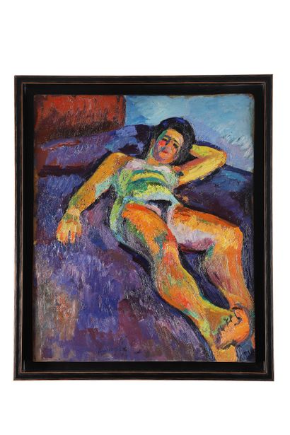Pierre AMBROGIANI (1907-1985) 

Jeune femme...