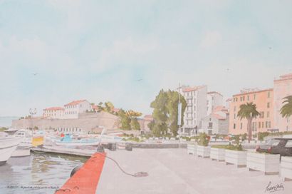 Jean OTTAVY (1923-2010) 

Les îles Lavezzi,...