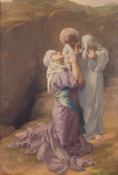 J. CAPPONI 

Couple orientaliste. 1892 

Huile...