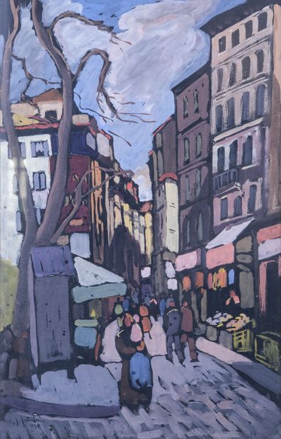 Jean GUINDON (1883-1976) 

Le village 1928...