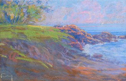 Louis FORTUNEY (1875-1951) 

Bord de côte...