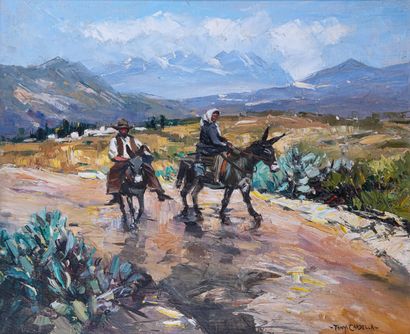 Tony CARDELLA (1898-1976) 

Paysans corses...