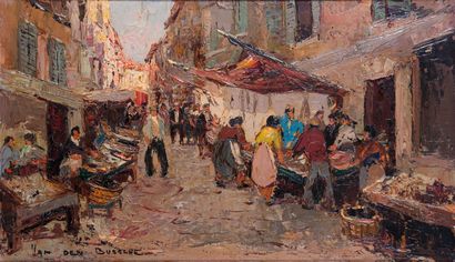 Fernand VAN DEN BUSSCHE (1892-1975) 

Ruelle...