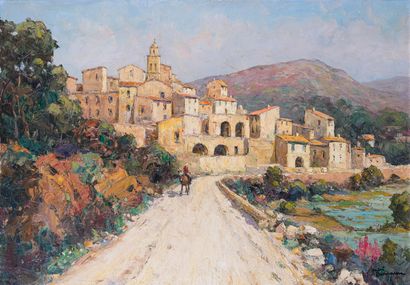 André BERONNEAU (1886-1973) 

Village de...