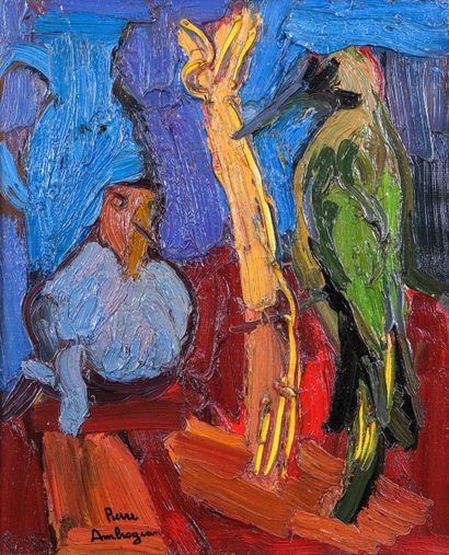 Pierre AMBROGIANI (1907-1985) 

Les oiseaux...