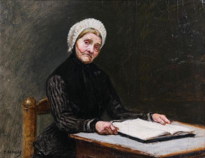 Pierre GRIVOLAS (1823-1906) 

Femme à la...
