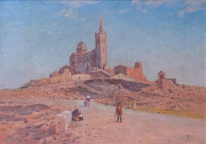 Edmond Marie PETITJEAN (1844-1925) Attribué...