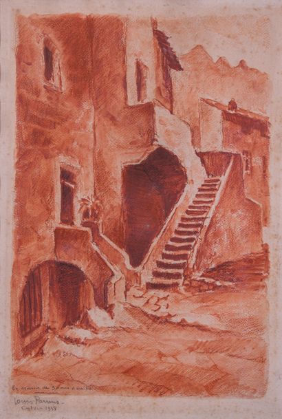 Louis PARRENS (1904- 1993) 

Vue de Calvi...