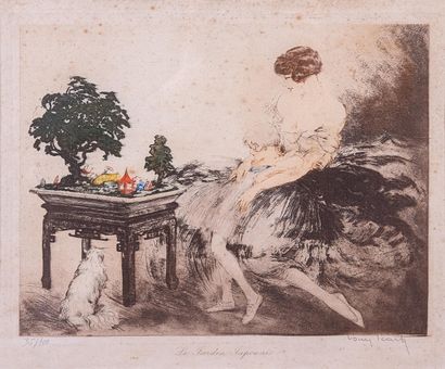Louis ICART (1888-1950) 

Le jardin japonnais...