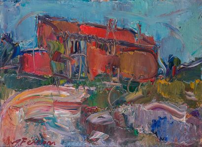 Antoine FERRARI (1910-1995) 

Paysage à la...