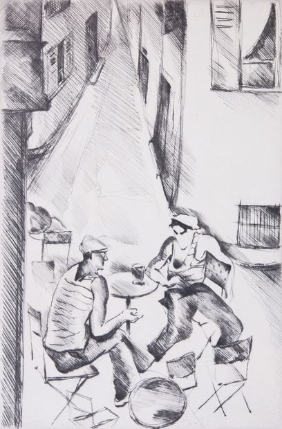 Pierre GUASTALLA (1891-1968) 

Dans la rue...