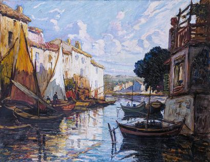 Joseph HURARD (1887-1956) 

Les Martigues...