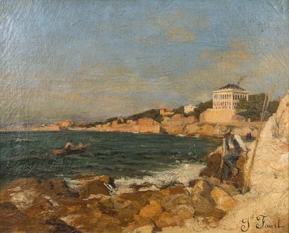 Joseph FAUST (1868-1934) 

La Corniche à...