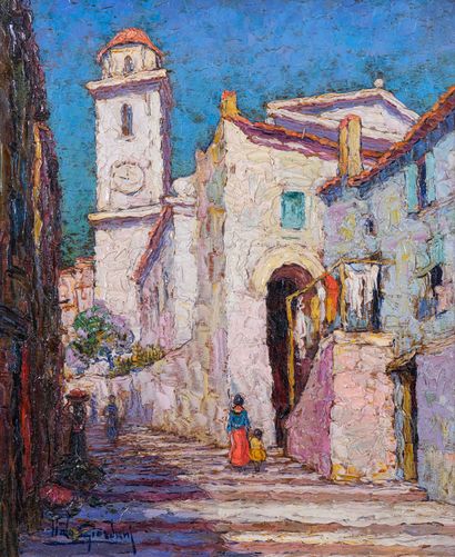 Italo GIORDANI (1882-1956) 

La montée vers...