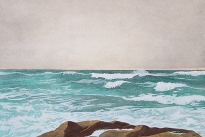 Jean OTTAVY (1923-2010) 

Les îles Lavezzi,...