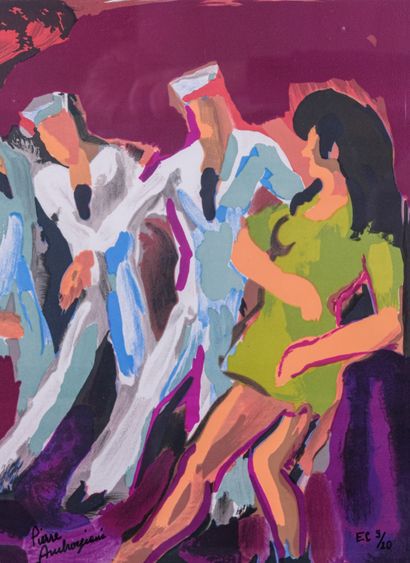 Pierre AMBROGIANI (1907-1985) 

Au bal des...