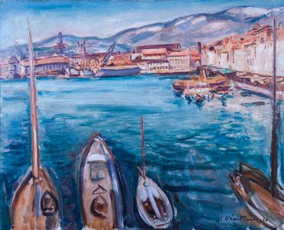 Emile Othon FRIESZ (1879-1949) 

Bateaux...