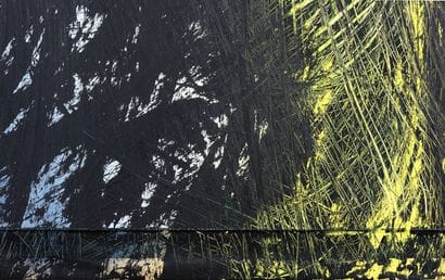 Hans HARTUNG (1904-1989) 

P 40 1985 H1 

Acrylique...