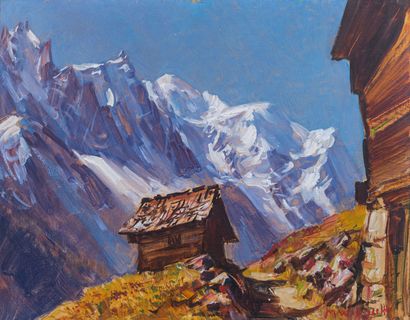Marcel WIBAULT (1904-1998) 

Mazot du hameau...
