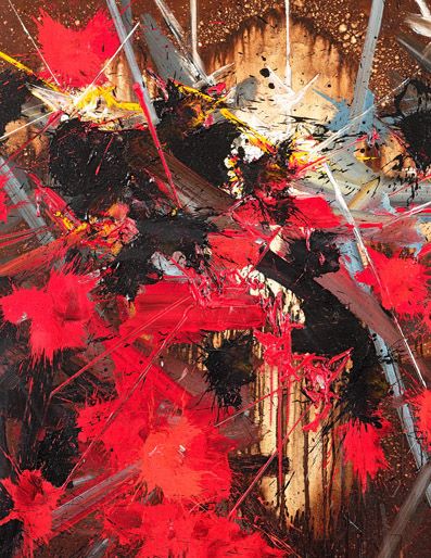 Georges MATHIEU (1921-2012) 

Forets attentives....