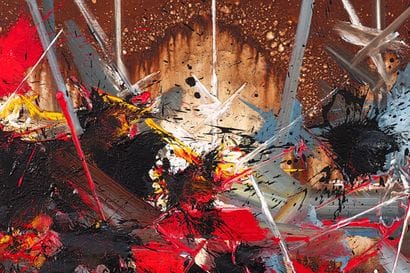 Georges MATHIEU (1921-2012) 

Forets attentives....