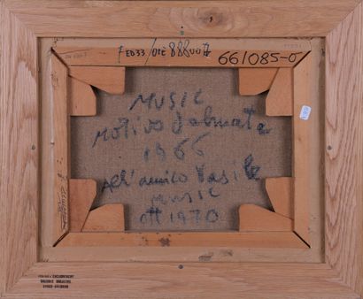 Zoran MUSIC (1909-2005) 

Motivo Dolmata....
