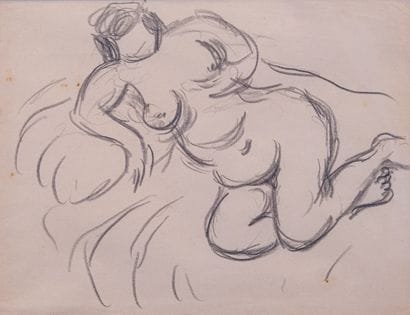 René SEYSSAUD (1867-1952) 

Femme nue, sur...