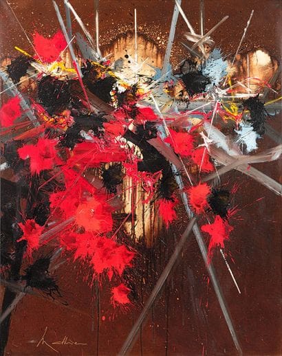 Georges MATHIEU (1921-2012) 

Forets attentives....