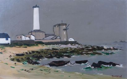 Robert HUMBLOT (1907-1962) 

Le phare d’Eckmühl,...