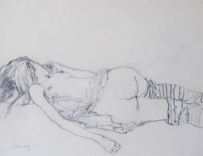 Jean JANSEM (1920-2013) 

Danseuse nue. 1975...