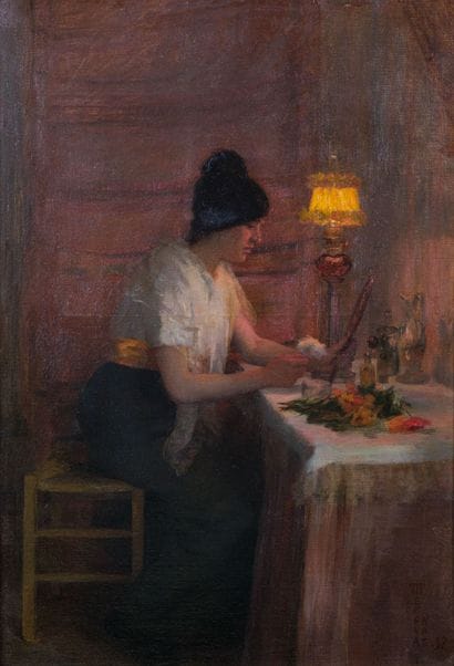 Magdeleine TEROUANNE (XIX-XX) 

Femme à sa...