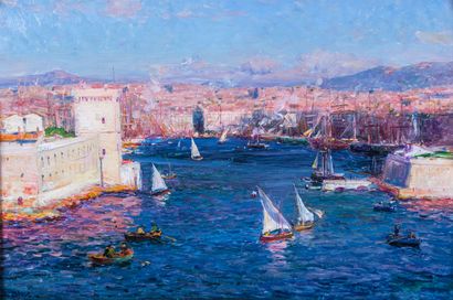 
Jean-Baptiste OLIVE (1848-1936) 
L’entrée...