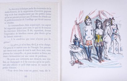 FOUJITA (Léonard) & COCTEAU (Jean) 

La Mésangère...
