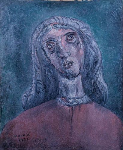 Richard MANDIN (1909-2002) 

La vieille....