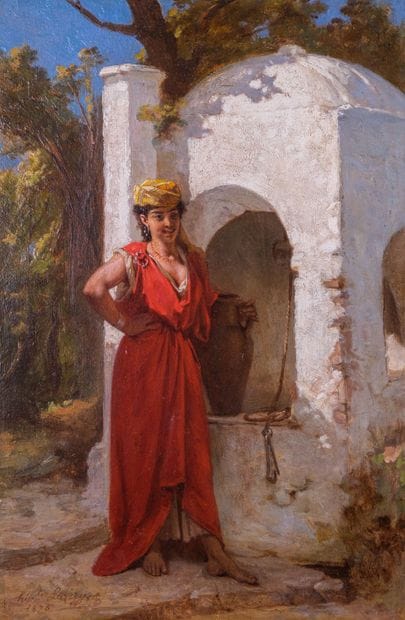 Hippolyte LAZERGES (1817-1887) 

Orientale...