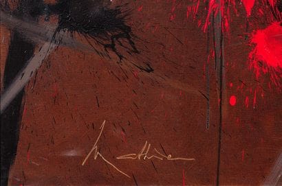 Georges MATHIEU (1921-2012) 

Forets attentives....