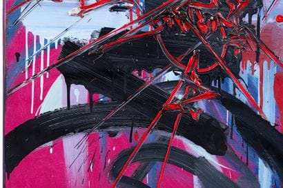 Georges MATHIEU (1921-2012) 

Huge day. 1986...