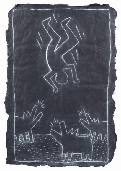 Keith HARING (1958-1990) 

Subway drawing...